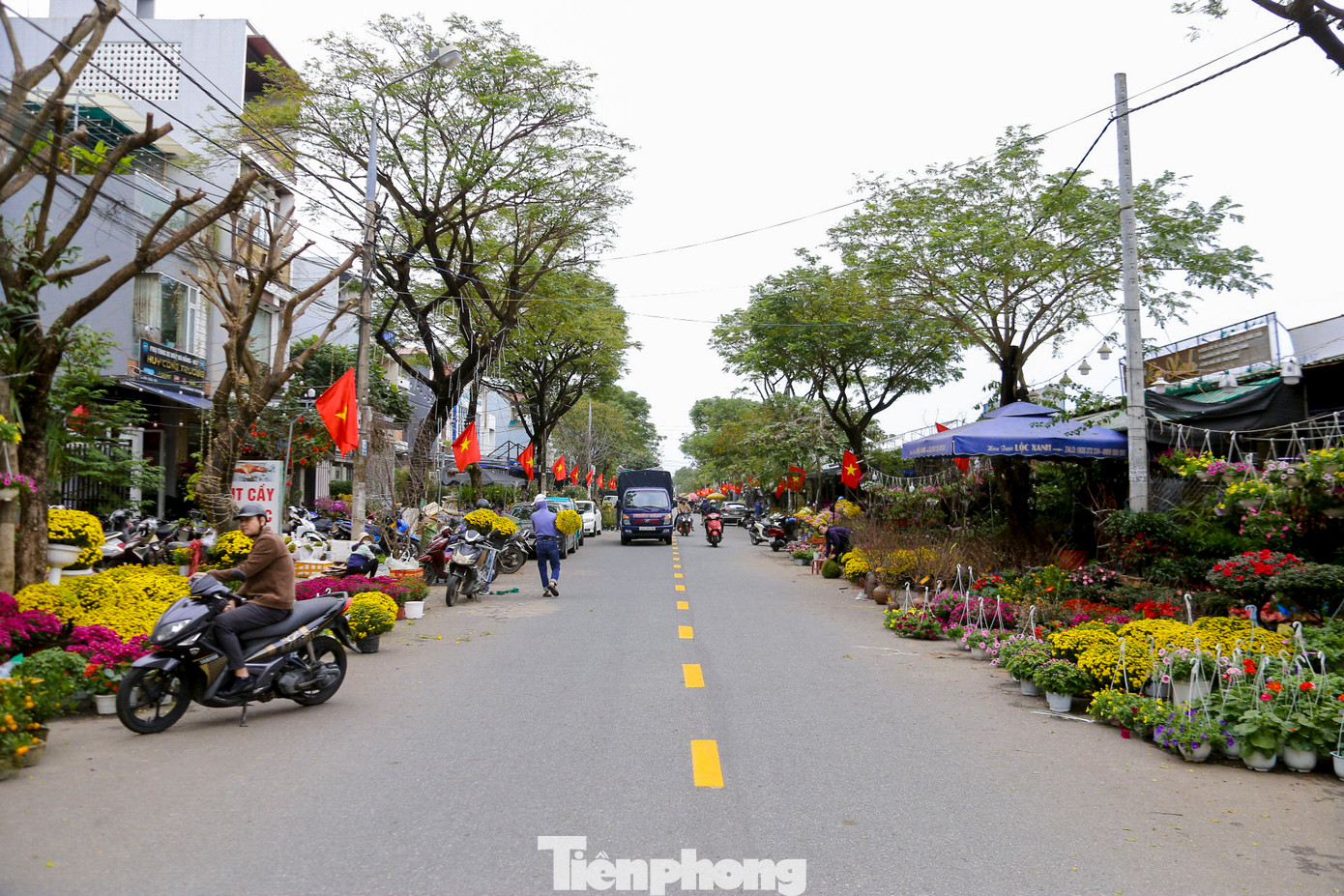 Những ngày này, tại các khu vực đường 2/9, Lê Đại Hành, Nguyễn Đình Tựu, Hà Huy Tập... các chợ hoa được trang trí rực rỡ, bày bán đủ loại hoa Tết như mai, đào, cúc, lan, quất cảnh và nhiều loại cây cảnh khác. Những ngày này, tại các khu vực đường 2/9, Lê Đại Hành, Nguyễn Đình Tựu, Hà Huy Tập... các chợ hoa được trang trí rực rỡ, bày bán đủ loại hoa Tết như mai, đào, cúc, lan, quất cảnh và nhiều loại cây cảnh khác.