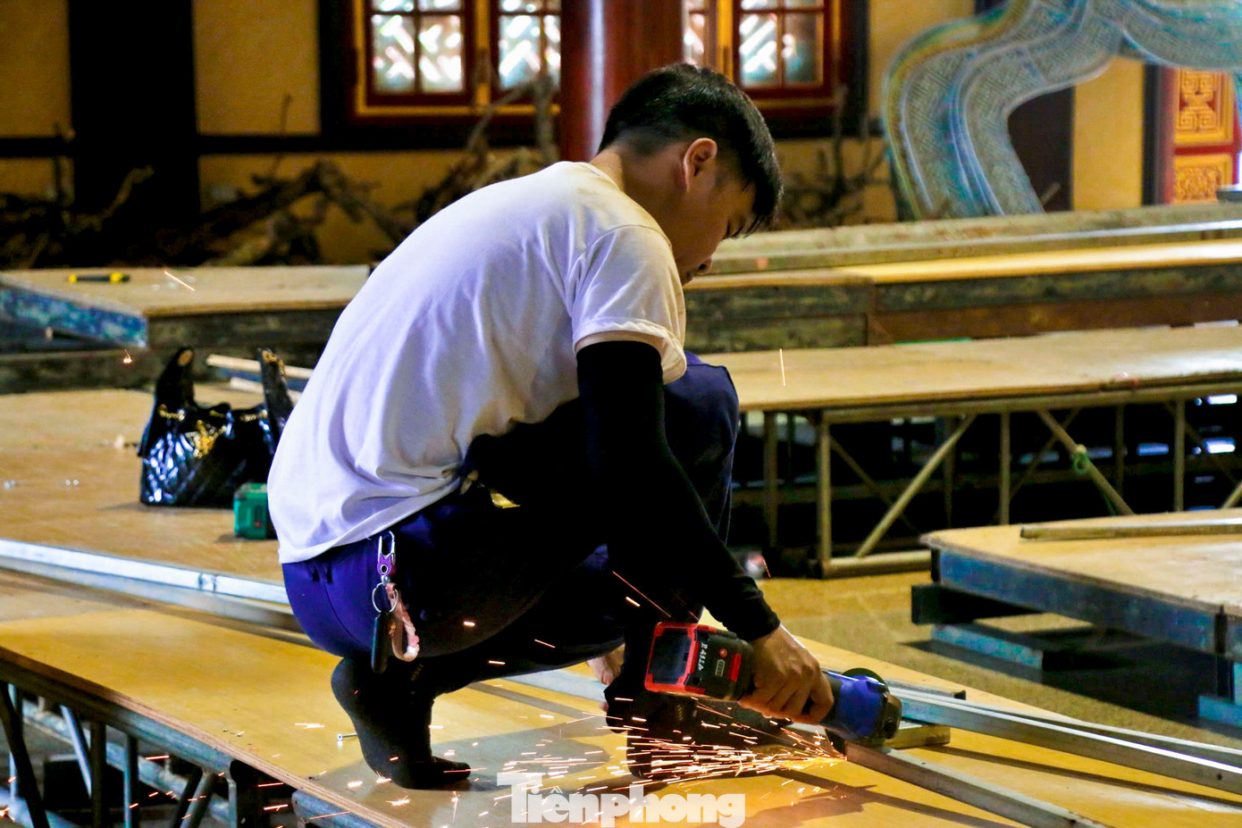 Toàn bộ việc chuẩn bị đang được triển khai khẩn trương, đảm bảo mọi điều kiện sẵn sàng cho lễ cung rước và chiêm bái xá lợi.