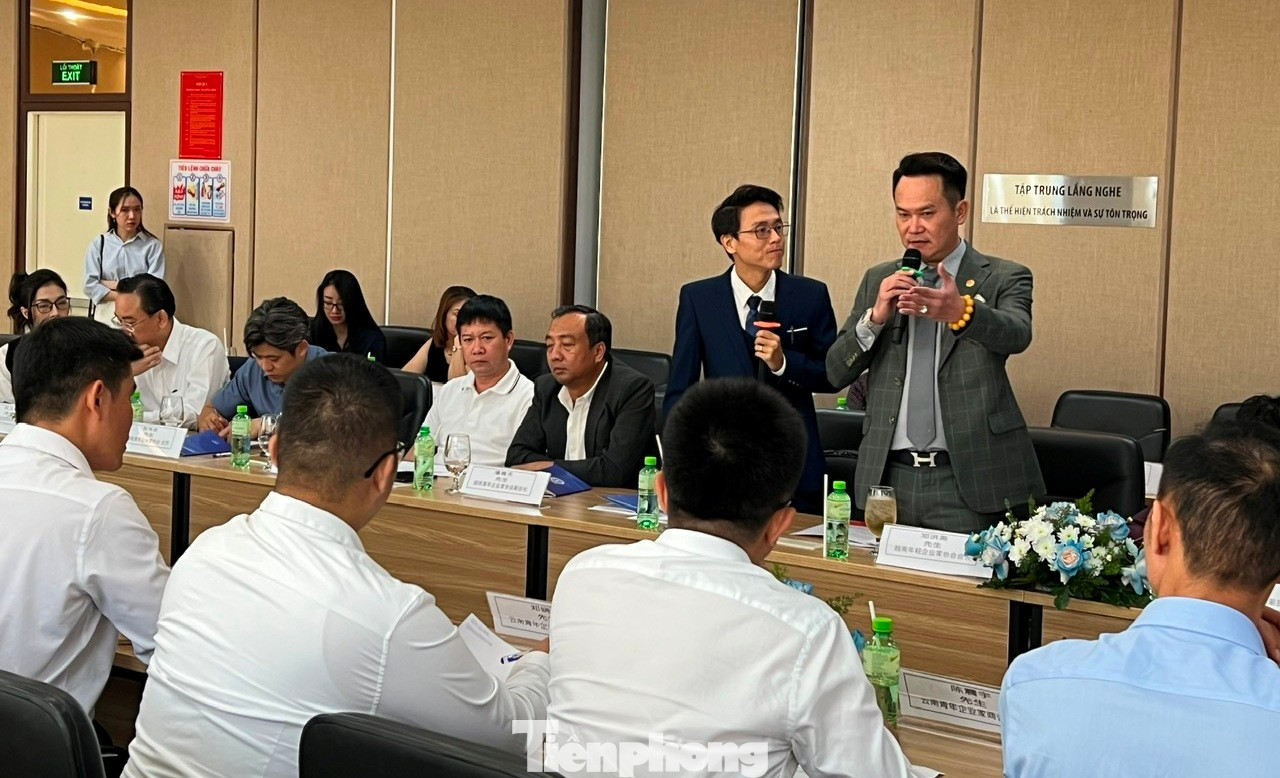 Ông Đặng Hồng Anh cam kết, Hội Doanh nhân trẻ Việt Nam sẵn sàng hỗ trợ các DN nước ngoài, đặc biệt DN Trung Quốc đến Việt Nam đầu tư, kinh doanh.