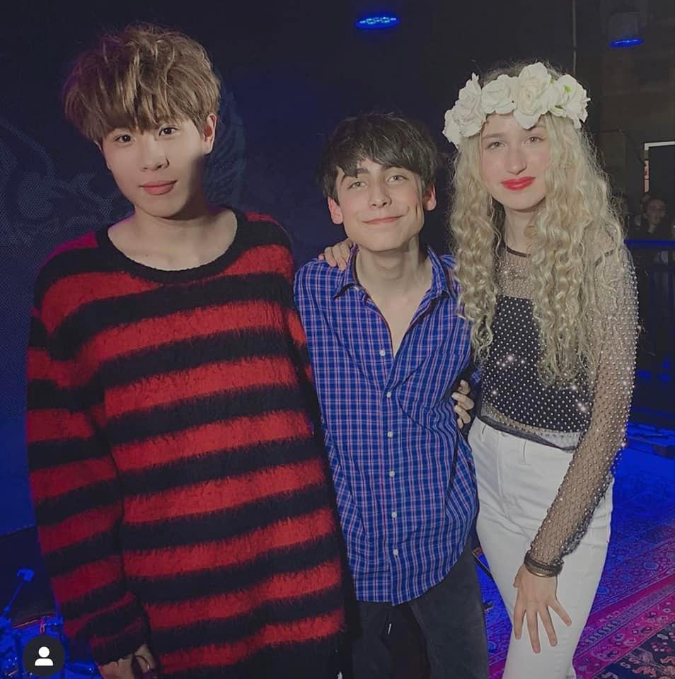 Aidan Gallagher trong vai "Số 5" siêu ngầu của Học Viện Siêu Anh Hùng. (Ảnh: Khanh Bảo) Aidan Gallagher trong vai "Số 5" siêu ngầu của Học Viện Siêu Anh Hùng. (Ảnh: Khanh Bảo)