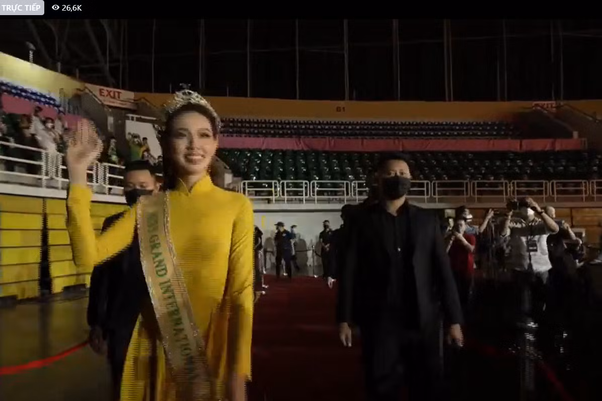 Lễ chào đón Hoa hậu Thùy Tiên được chuẩn bị vô cùng kỹ lưỡng, hoành tráng.