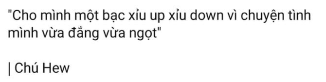Ngọt thì ít mà đắng thì nhiều! Ngọt thì ít mà đắng thì nhiều!