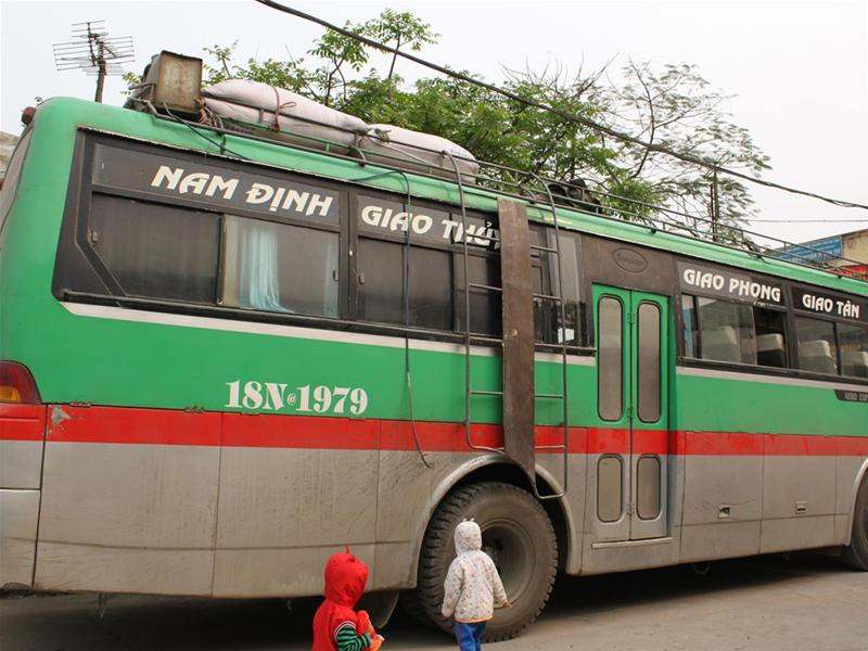 Chiếc xe khách chở nội tạng lợn Chiếc xe khách chở nội tạng lợn