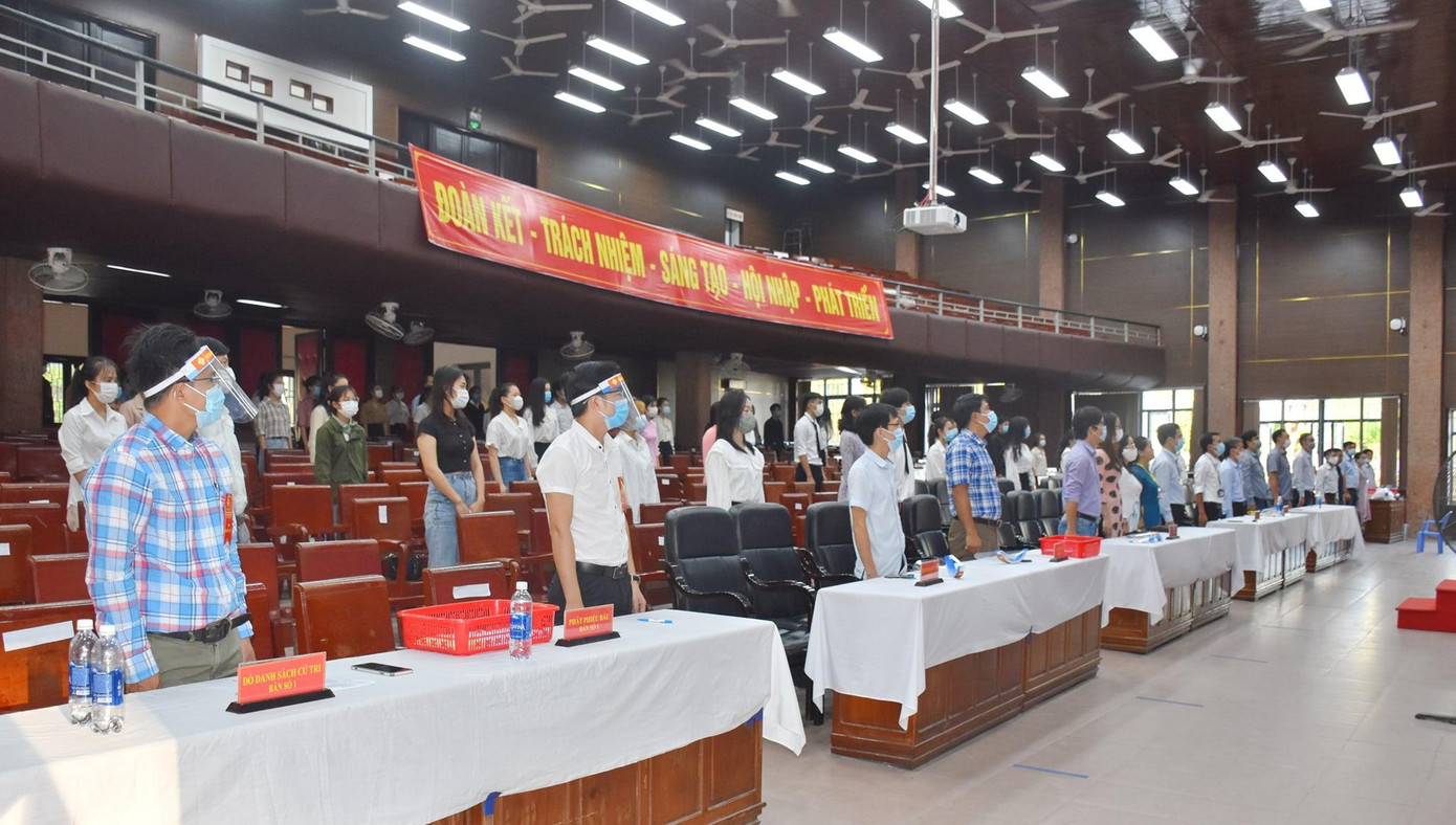 Khai mạc bầu cử tại trường ĐH Sư phạm (ĐH Huế).