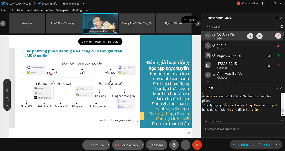 Tham luận của TS Nguyễn Tấn Đại tại Hội thảo. Ảnh: VNUHCM Tham luận của TS Nguyễn Tấn Đại tại Hội thảo. Ảnh: VNUHCM