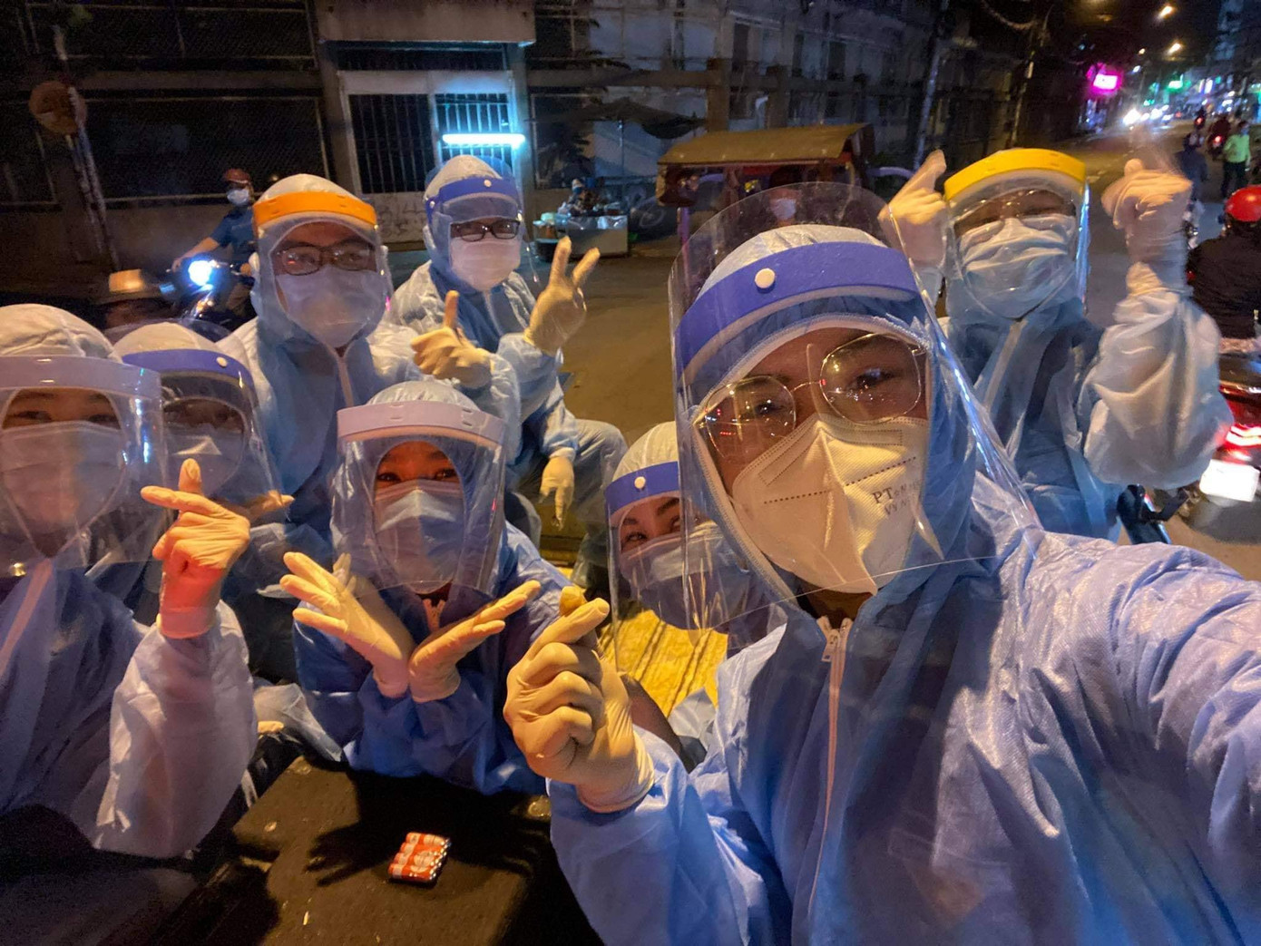 Kết thúc một ca làm việc tại Gò Vấp khi đã gần sang ngày mới.