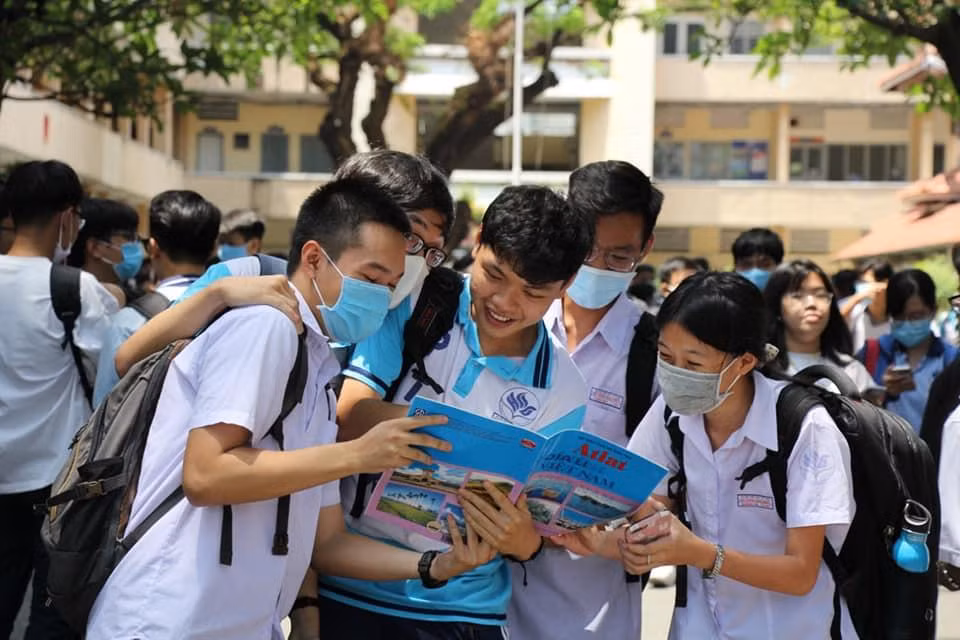 Thí sinh tham dự kỳ thi Đánh giá năng lực 2021 do ĐHQG TP.HCM tổ chức.