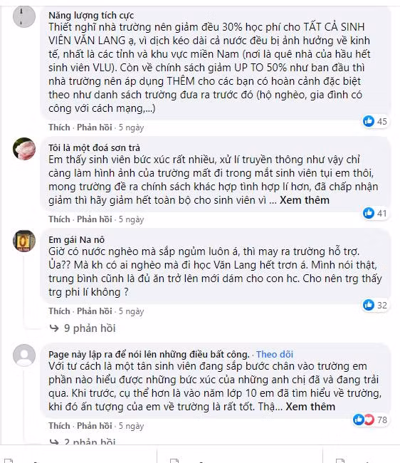Nhiều ý kiến phản hồi, góp ý cần có sự chia sẻ đích thực của nhà trường.