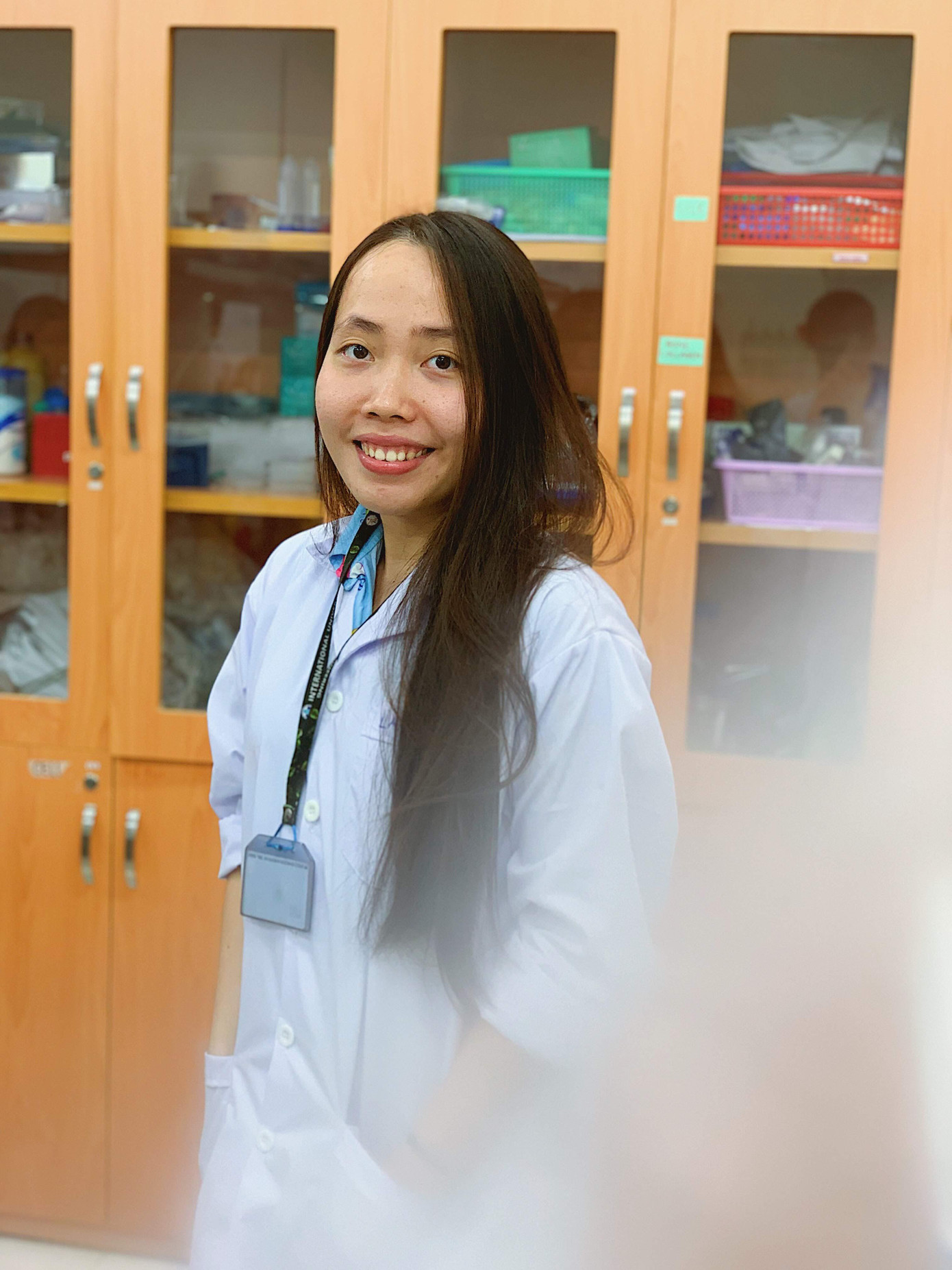 Bạn Phạm Thị Như Trang - Sinh viên khoa Kỹ thuật Y Sinh- đại diện nhóm Brain Analytics.