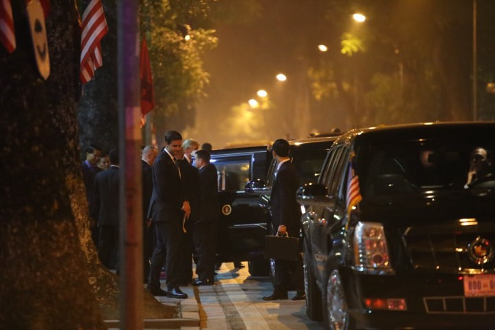 Chủ tịch nước Trần Đại Quang chiêu đãi Tổng thống Donald Trump ảnh 1