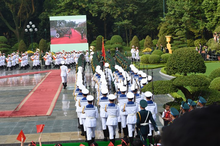 Lễ đón trọng thể Chủ tịch Trung Quốc Tập Cận Bình ảnh 18
