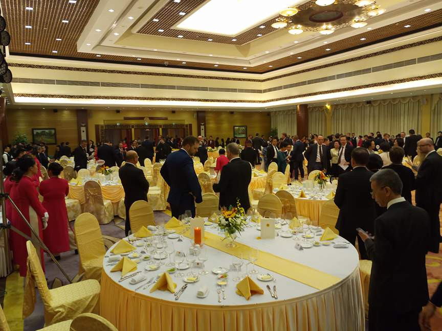 Chủ tịch nước Trần Đại Quang chiêu đãi Tổng thống Donald Trump ảnh 8