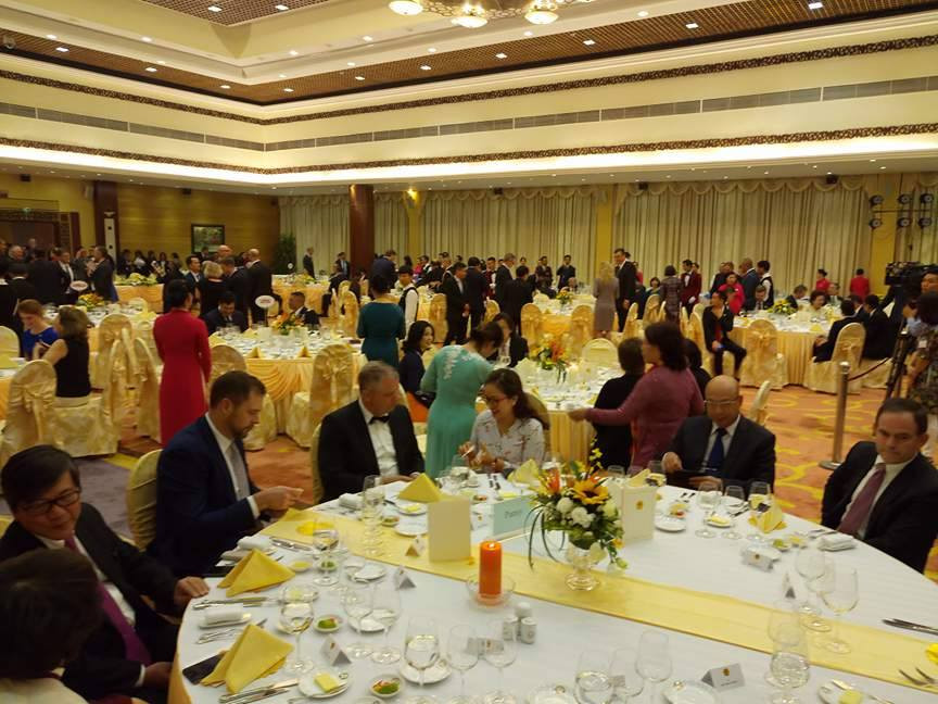 Chủ tịch nước Trần Đại Quang chiêu đãi Tổng thống Donald Trump ảnh 9