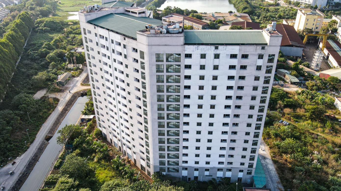 Một khu tái định cư bỏ hoang ở Hà Nội. Một khu tái định cư bỏ hoang ở Hà Nội.