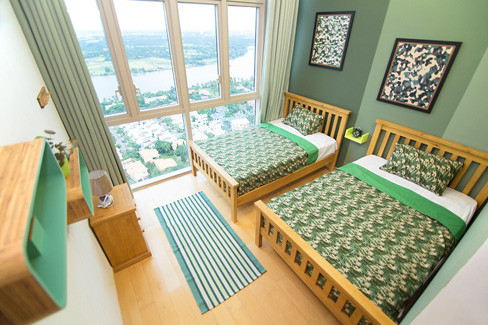 Một phòng ngủ của các thí sinh