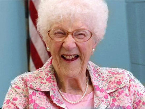 Cụ bà Edythe Kirchmaier. Ảnh: Facebook