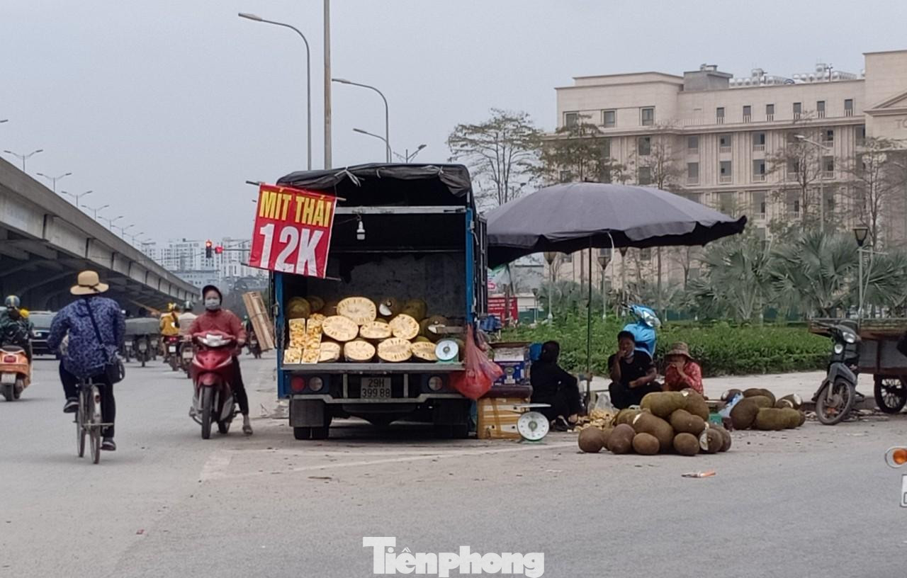 Nông sản xuất khẩu ách tắc, bày bán tràn ngập trên phố Hà Nội ảnh 1
