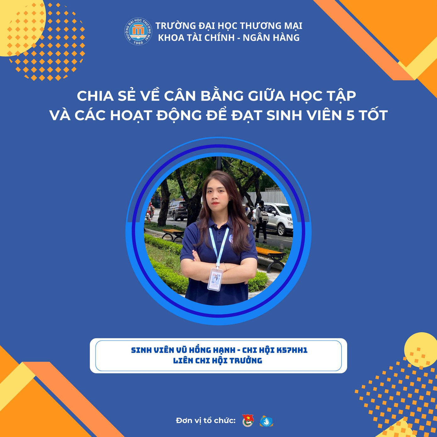 Hồng Hạnh chia sẻ trong các buổi tọa đàm, gặp mặt Tân sinh viên đầu năm học 2024 - 2025. Hồng Hạnh chia sẻ trong các buổi tọa đàm, gặp mặt Tân sinh viên đầu năm học 2024 - 2025.