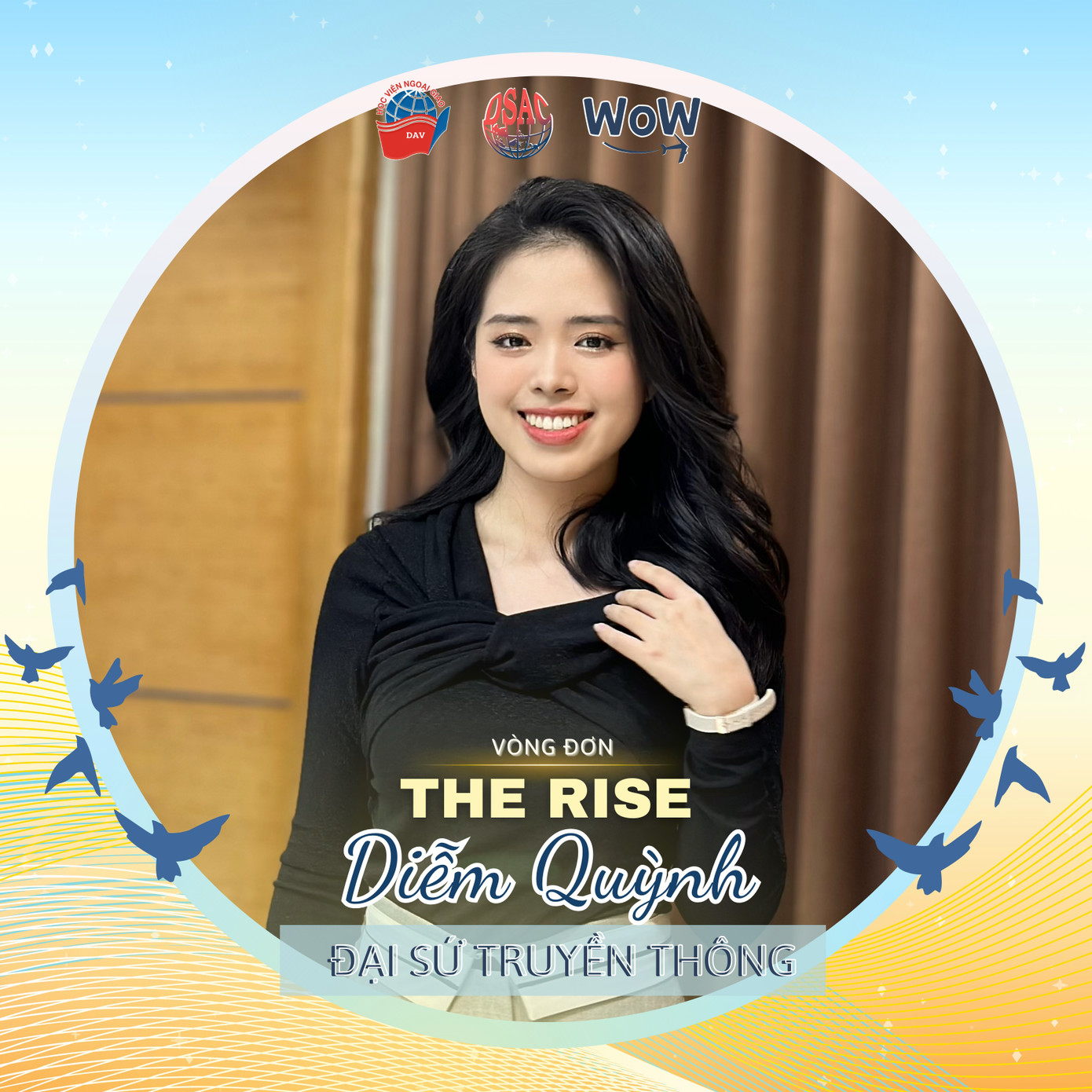 Diễm Quỳnh với các hoạt động Đại sứ truyền thông tại trường đại học. Diễm Quỳnh với các hoạt động Đại sứ truyền thông tại trường đại học.