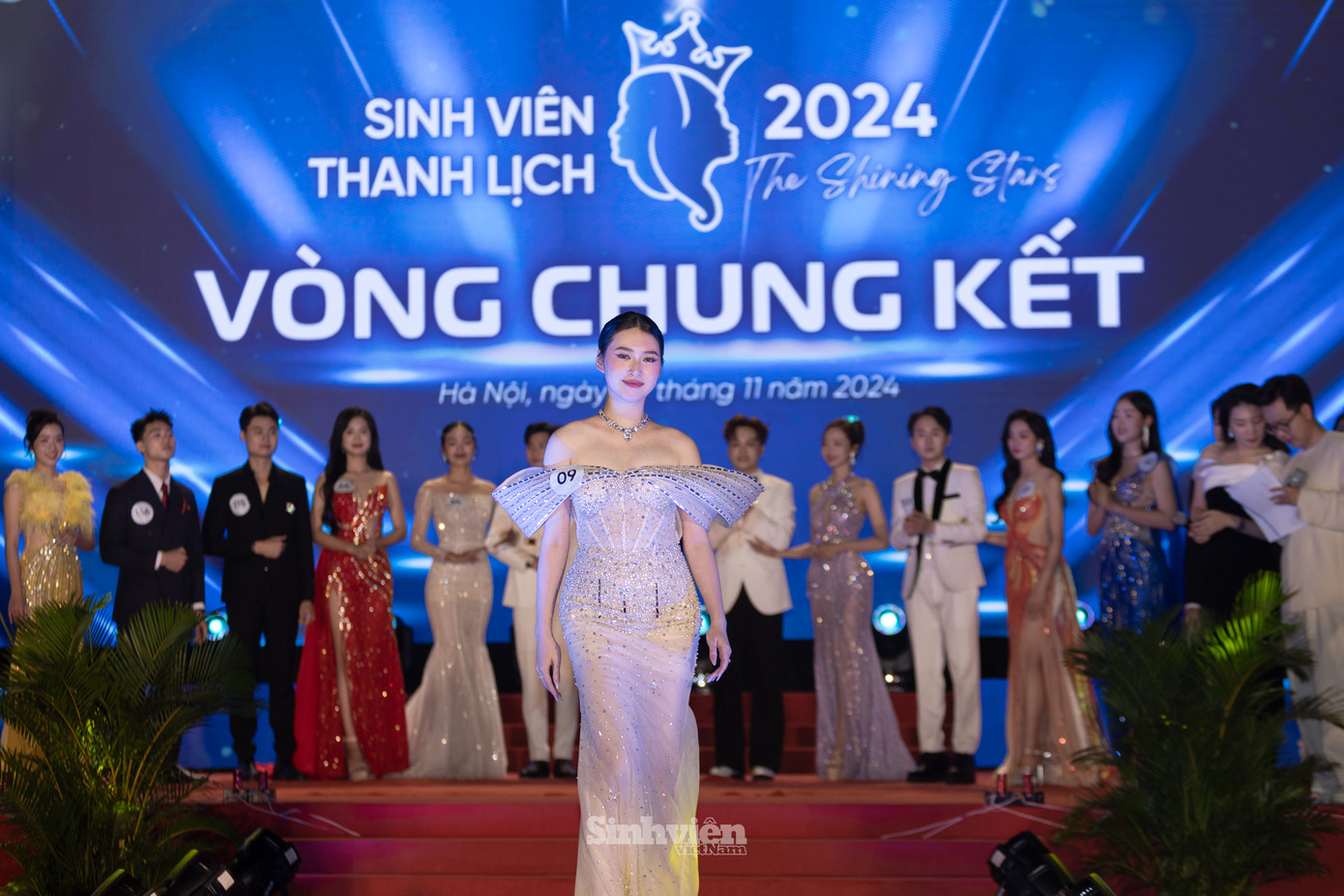 Khoảnh khắc Trâm Anh và Quốc Dũng tiến thẳng vào top 6.