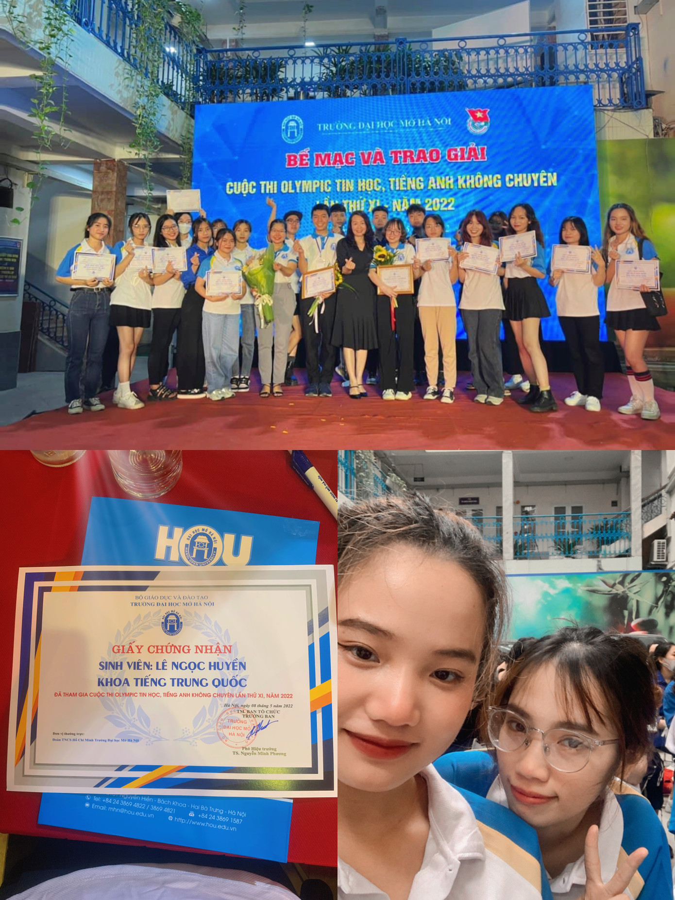 Ngọc Huyền năng nổ tham gia các cuộc thi. Ngọc Huyền năng nổ tham gia các cuộc thi.