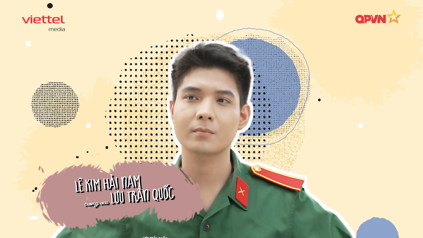 Lê Kim Hải Nam trong vai Lưu Trần Quốc tại bộ phim Những Ngôi Sao Lấp Lánh (QPVN).