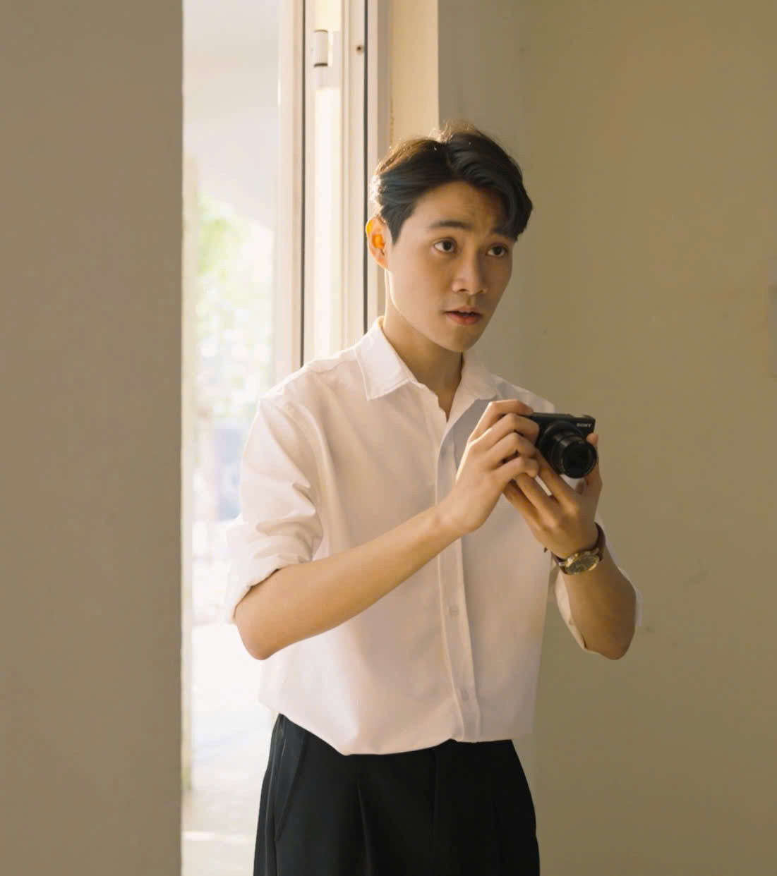 Hoàng Tùng Lâm trong một dự án phim ngắn.