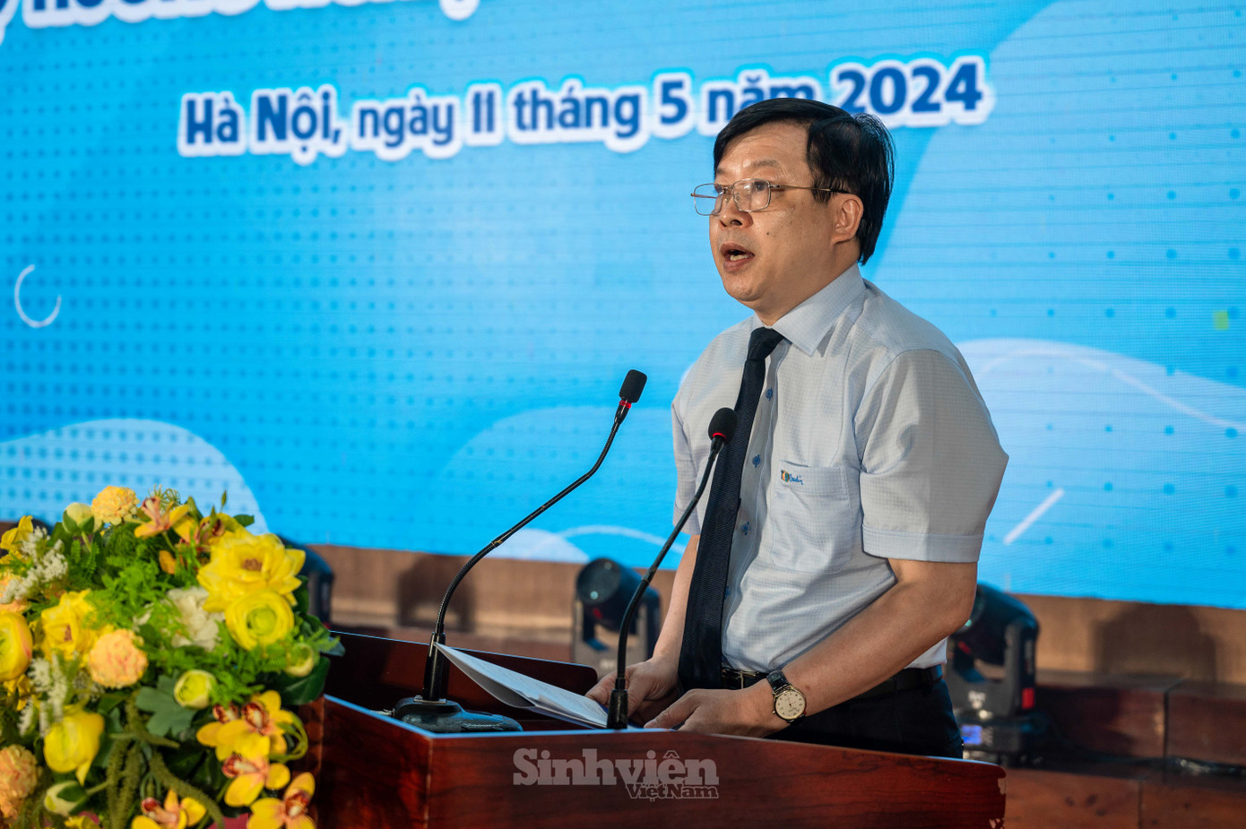 PGS. TS Hà Văn Sự phát biểu khai mạc chương trình.