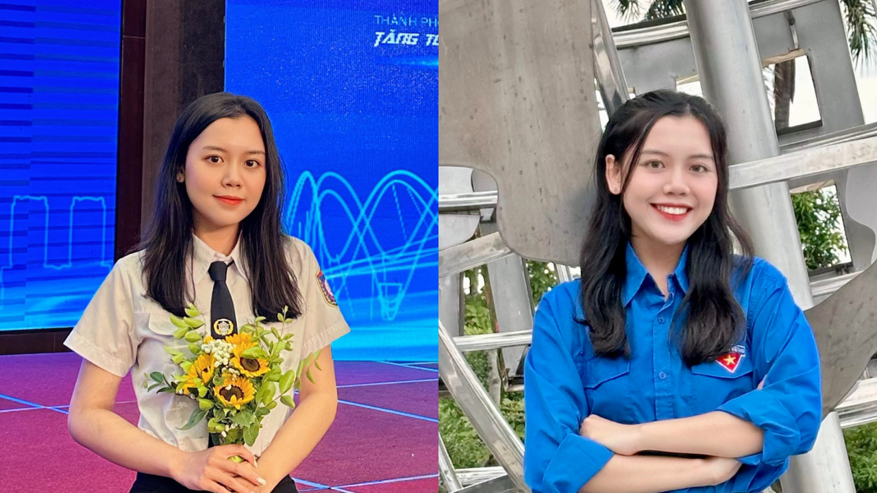 Hải Anh theo học chương trình tiên tiến được giảng dạy hoàn toàn bằng tiếng Anh tại Viện Đào tạo quốc tế, trường Đại học Hàng hải Việt Nam. Hải Anh theo học chương trình tiên tiến được giảng dạy hoàn toàn bằng tiếng Anh tại Viện Đào tạo quốc tế, trường Đại học Hàng hải Việt Nam.