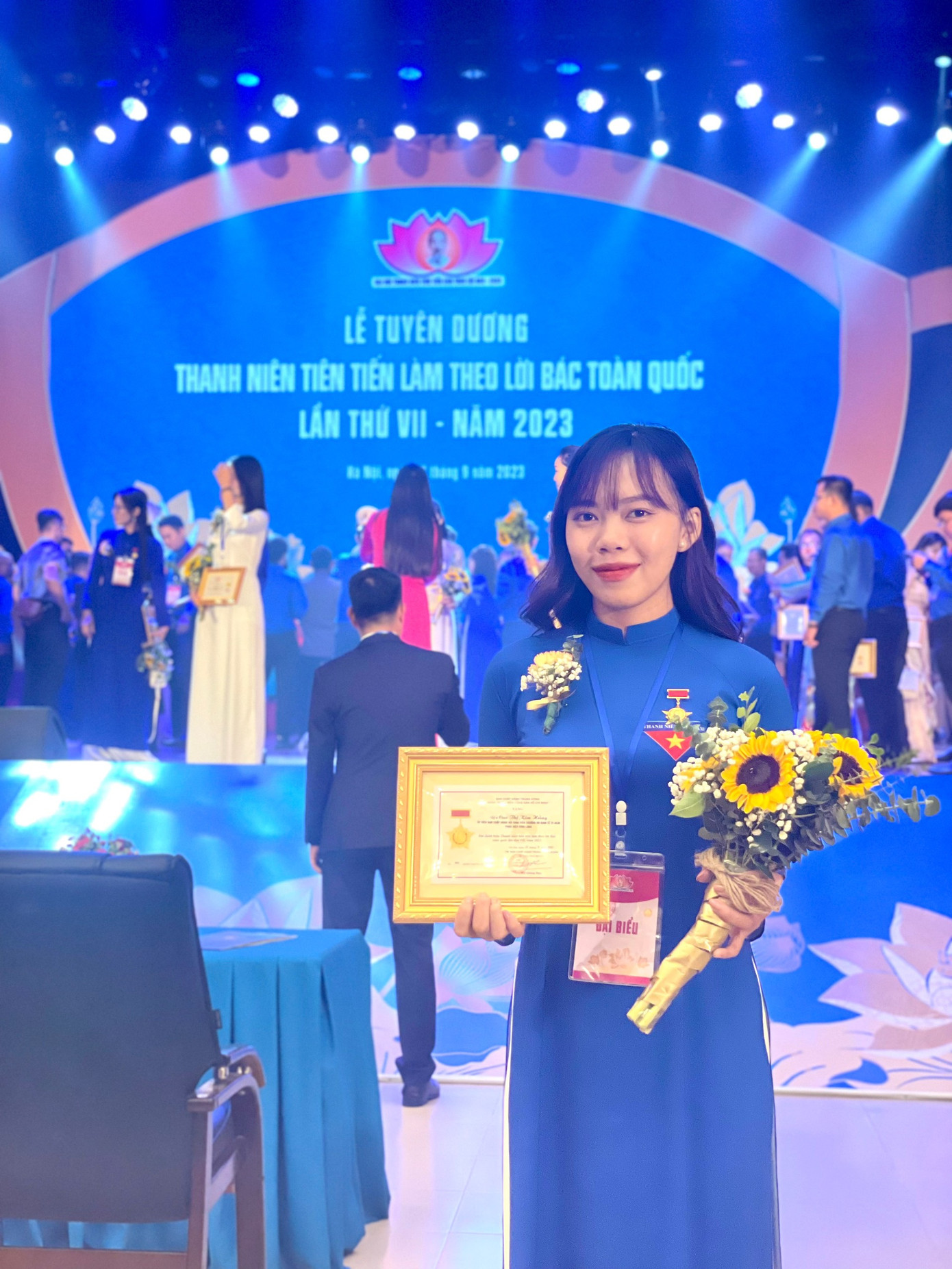 Đạt danh hiệu Thanh niên tiên tiến làm theo lời Bác toàn quốc lần thứ VII, năm 2023.