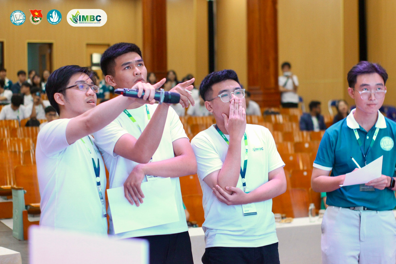 Tâm và các đồng đội tại chung kết IMBC 2024.