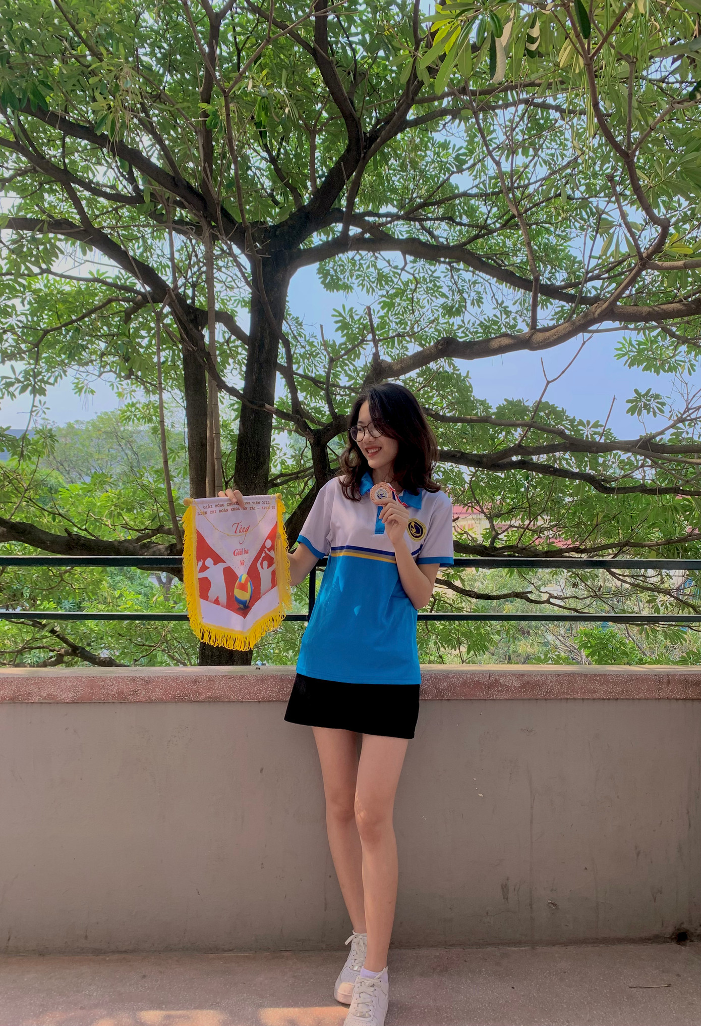 Mỗi hoạt động đều giúp cô có thêm trải nghiệm phát triển bản thân.