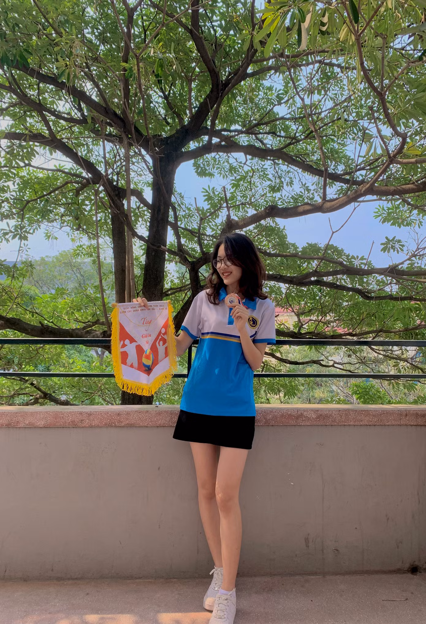 Mỗi hoạt động đều giúp cô có thêm trải nghiệm phát triển bản thân.