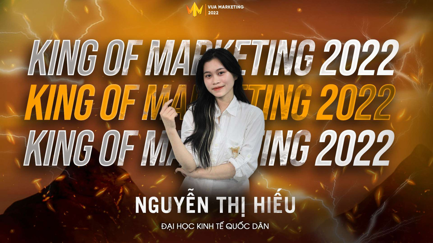Nguyễn Thị Hiếu đạt giải quán quân cuộc thi “Vua Marketing 2002”. Nguyễn Thị Hiếu đạt giải quán quân cuộc thi “Vua Marketing 2002”.