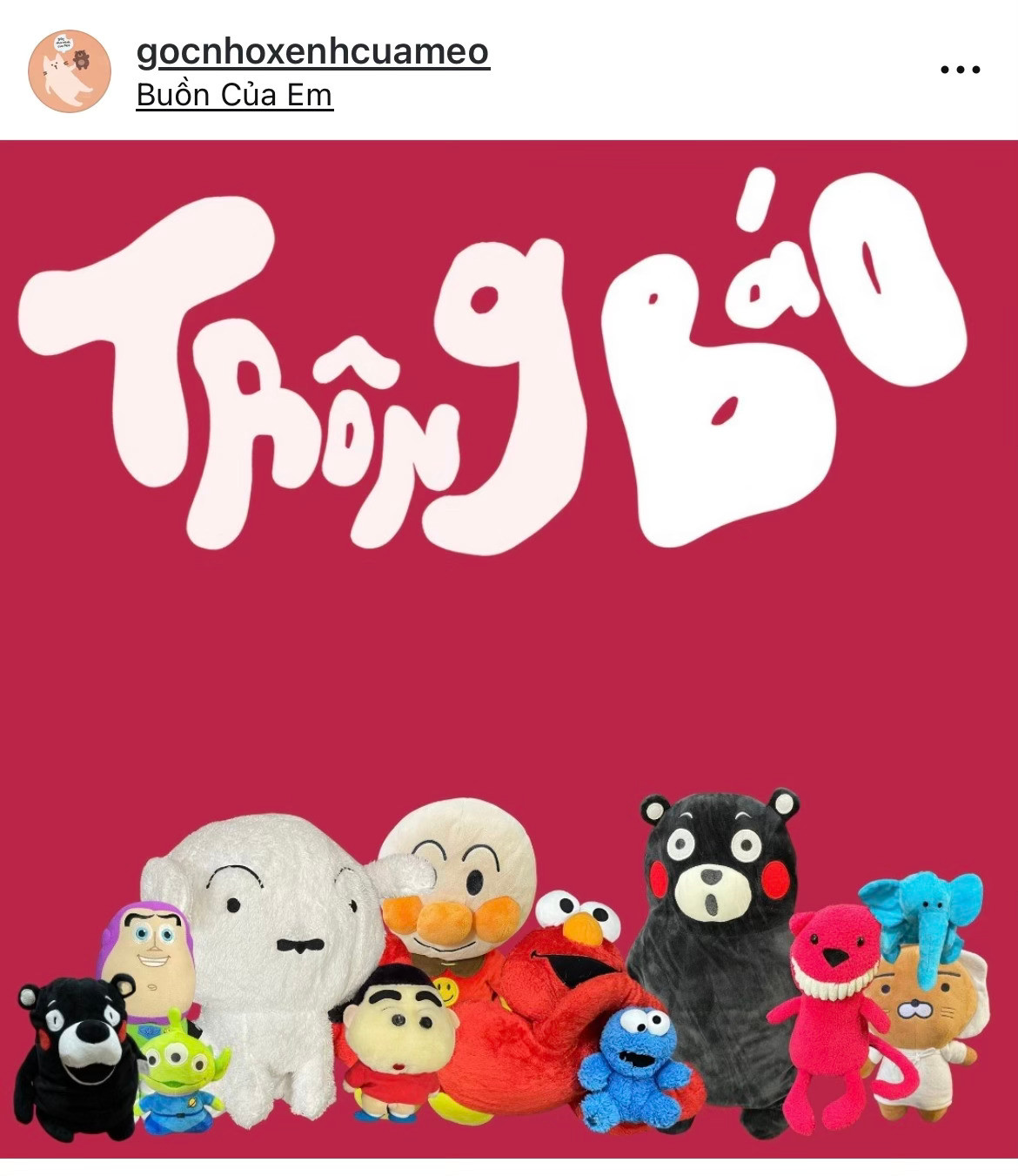 Gocnhoxenhcuameo - Góc nhỏ xênh của Mèo - là tên tiệm gấu online của Bảo Ngọc, nơi cô nàng lần đầu thử.