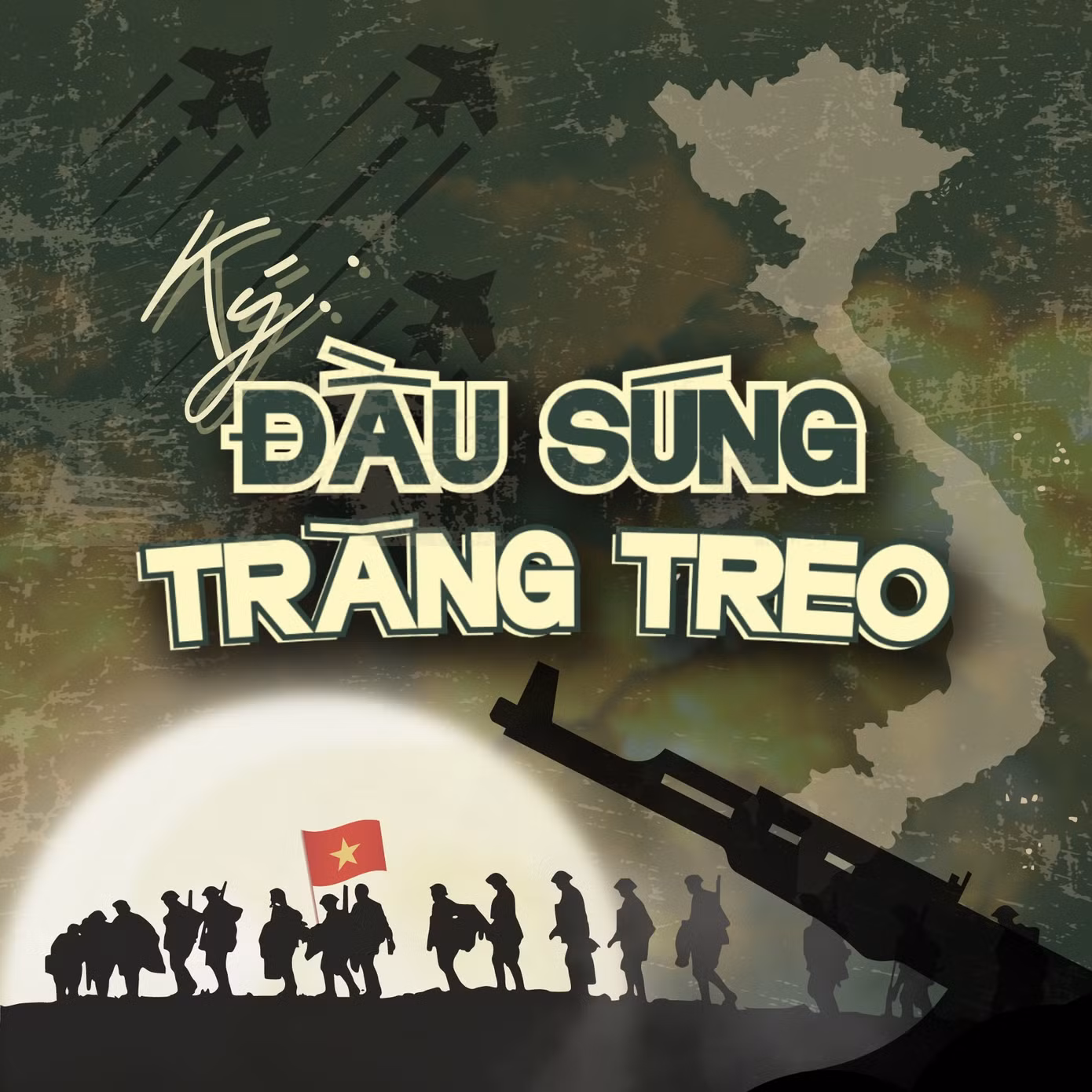 Bộ ảnh nhận diện của dự án Ký: Đầu súng trăng treo.