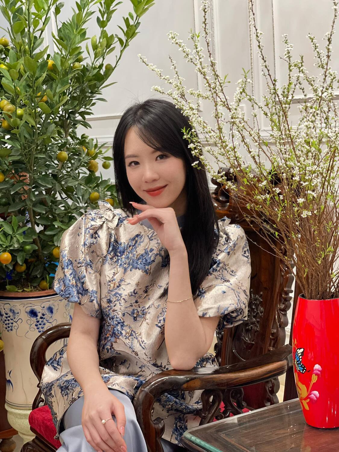 Trần Bảo Ngọc - Hoa khôi trường Đại học Kinh tế - Đại học Quốc gia Hà Nội.