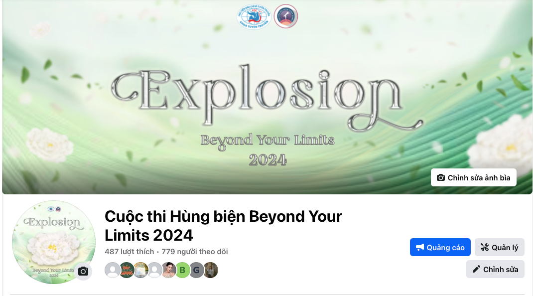 Lượt tương tác trên Fanpage của chương trình. Lượt tương tác trên Fanpage của chương trình.