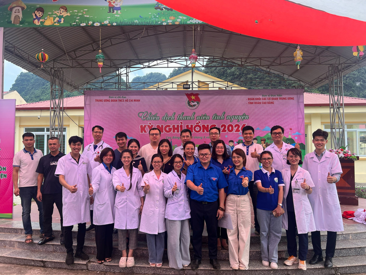 Đoàn TNCS Hồ Chí Minh Bộ Y tế đã hợp tác với Trung ương Đoàn và Tỉnh đoàn Cao Bằng tổ chức chương trình tình nguyện đặc biệt tại xã Trung Phúc, huyện Trùng Khánh, tỉnh Cao Bằng.