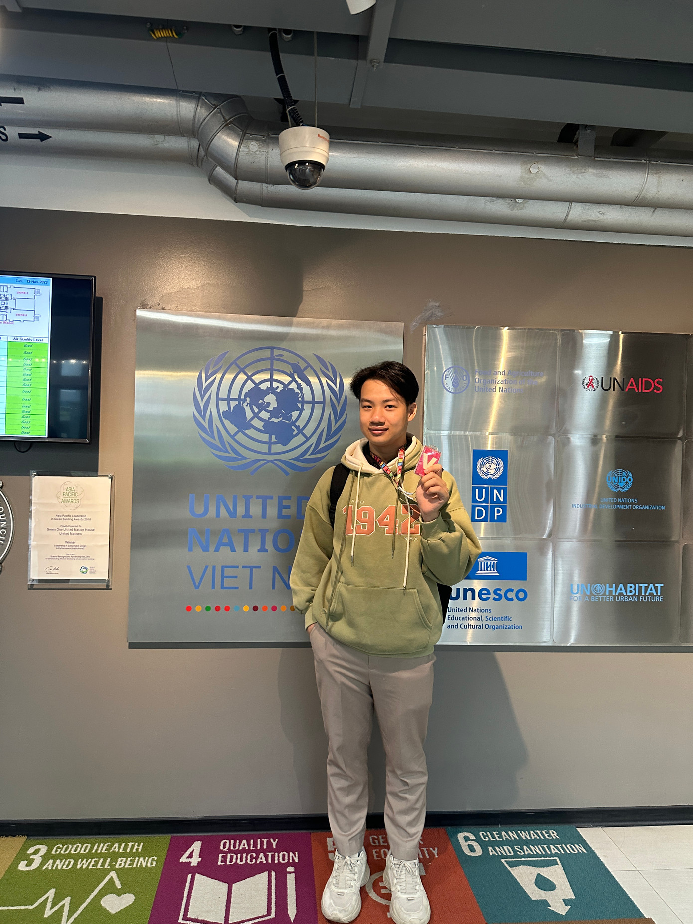 Anh Đức với khát khao trở thành người truyền cảm hứng, động lực tới các bạn trẻ trong tương lai.