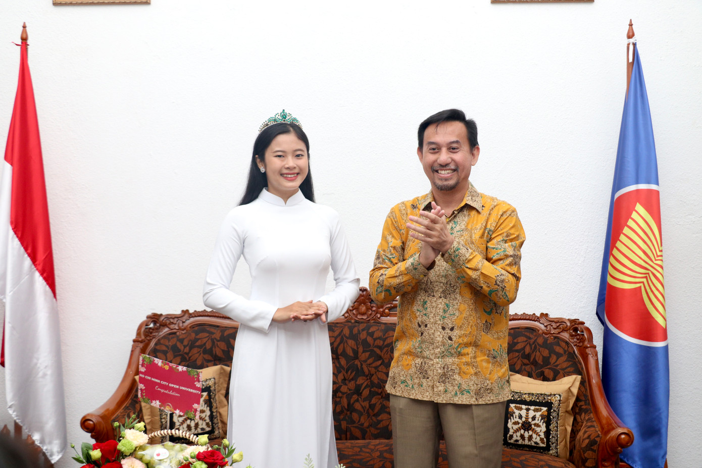 Trong nhiệm kỳ Á khôi Đại sứ Văn hóa ASEAN 2022, Trang có cơ hội được trải nghiệm nhiều hoạt động nổi bật. Trong nhiệm kỳ Á khôi Đại sứ Văn hóa ASEAN 2022, Trang có cơ hội được trải nghiệm nhiều hoạt động nổi bật.