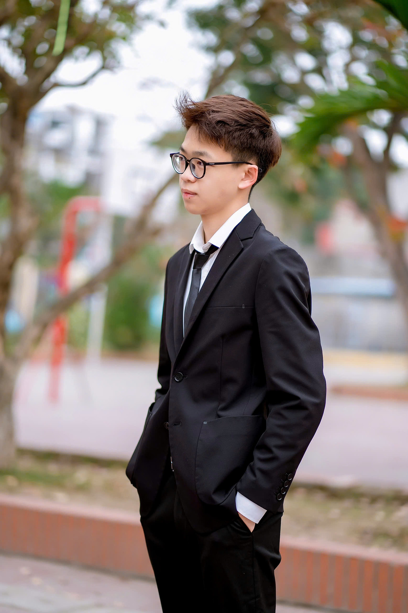 Lưu Trần Gia Bảo - Tân sinh viên Học viện Ngoại giao.