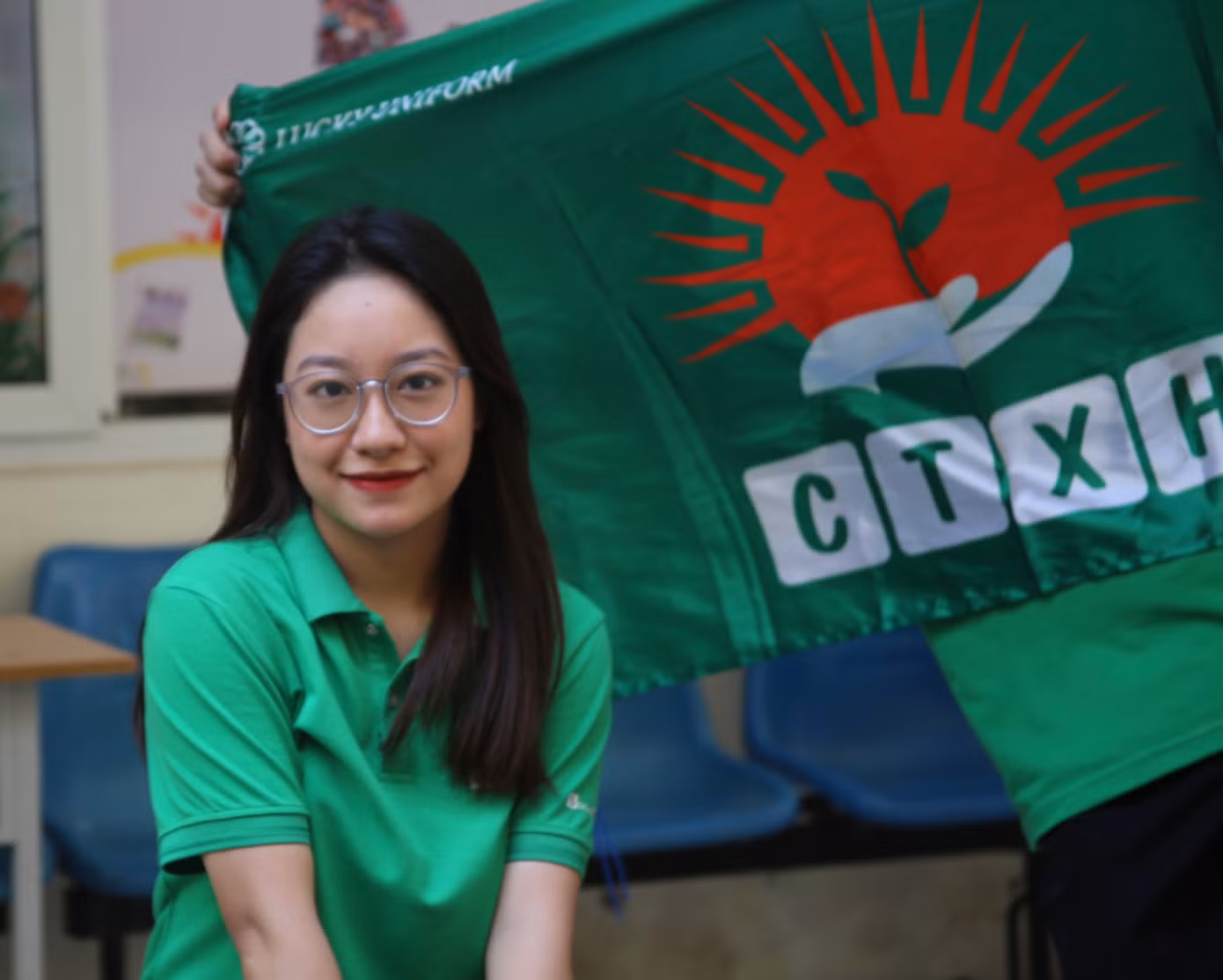Đinh Bùi Mỹ Hạnh - Đội trưởng Đội sinh viên làm Công tác xã hội USSH.