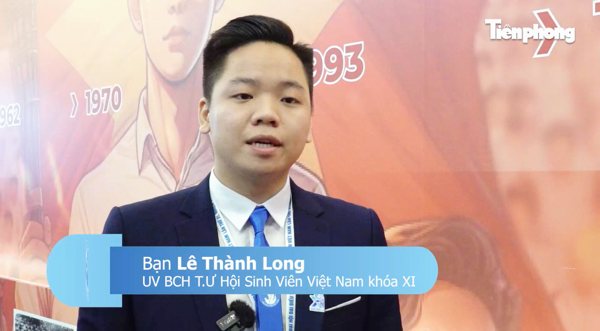 Thành Long trả lời phỏng vấn báo Tiền Phong trong vai trò Ủy viên Ban Chấp hành Trung ương Hội Sinh viên Việt Nam khóa XI, nhiệm kỳ 2023-2028. Thành Long trả lời phỏng vấn báo Tiền Phong trong vai trò Ủy viên Ban Chấp hành Trung ương Hội Sinh viên Việt Nam khóa XI, nhiệm kỳ 2023-2028.