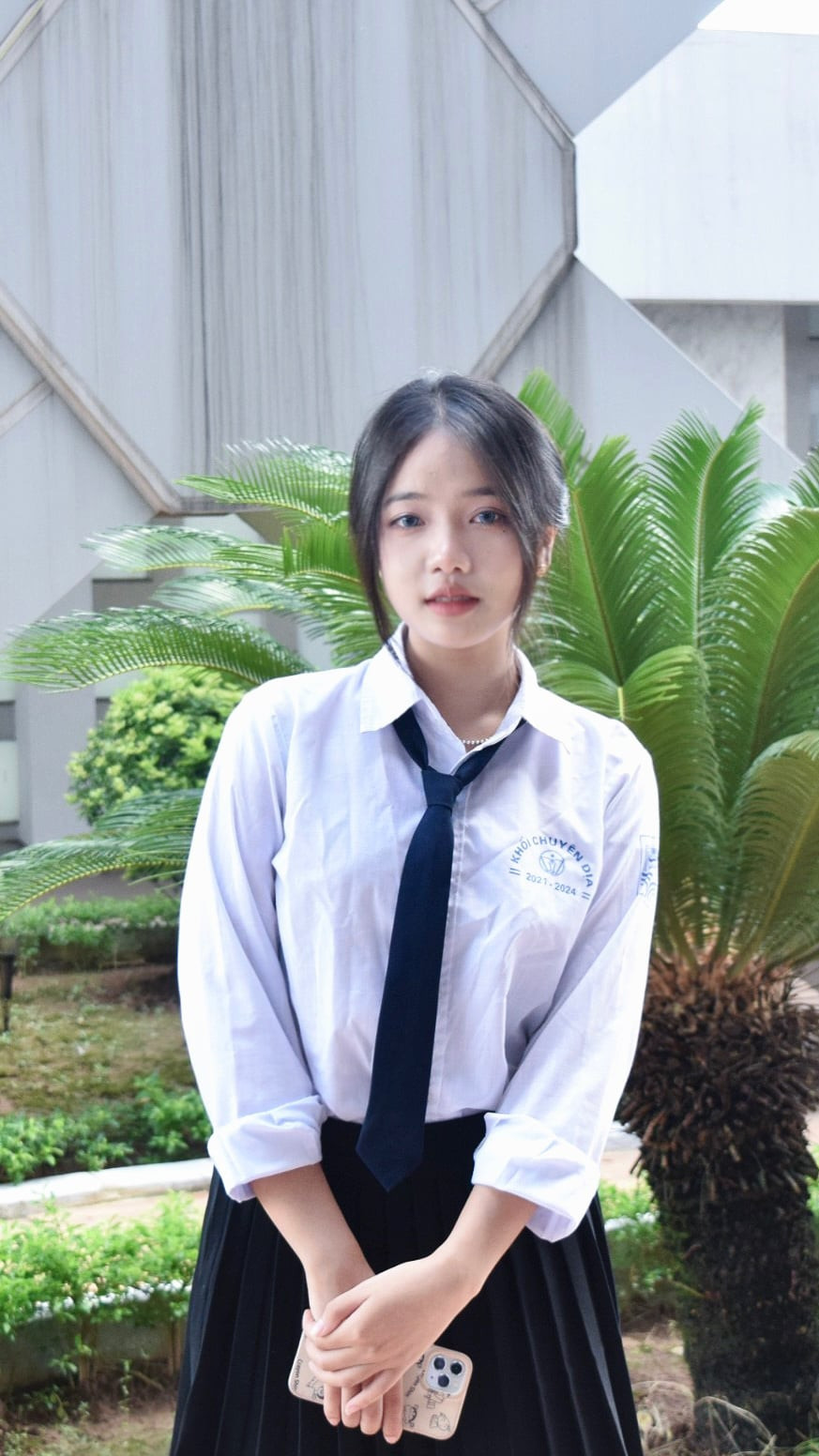 Trần Thị Quyên, sinh viên năm nhất ngành Quan hệ công chúng, trường Đại học Khoa học Xã hội và Nhân văn, Đại học Quốc gia Hà Nội.