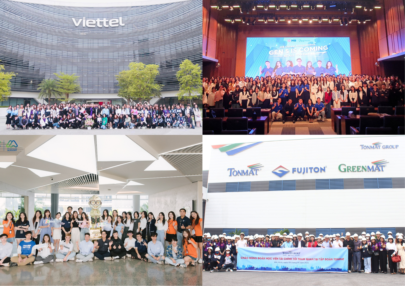 Huy Nhanh tích cực tham gia các buổi tham quan, học tập thực tế tại các doanh nghiệp.