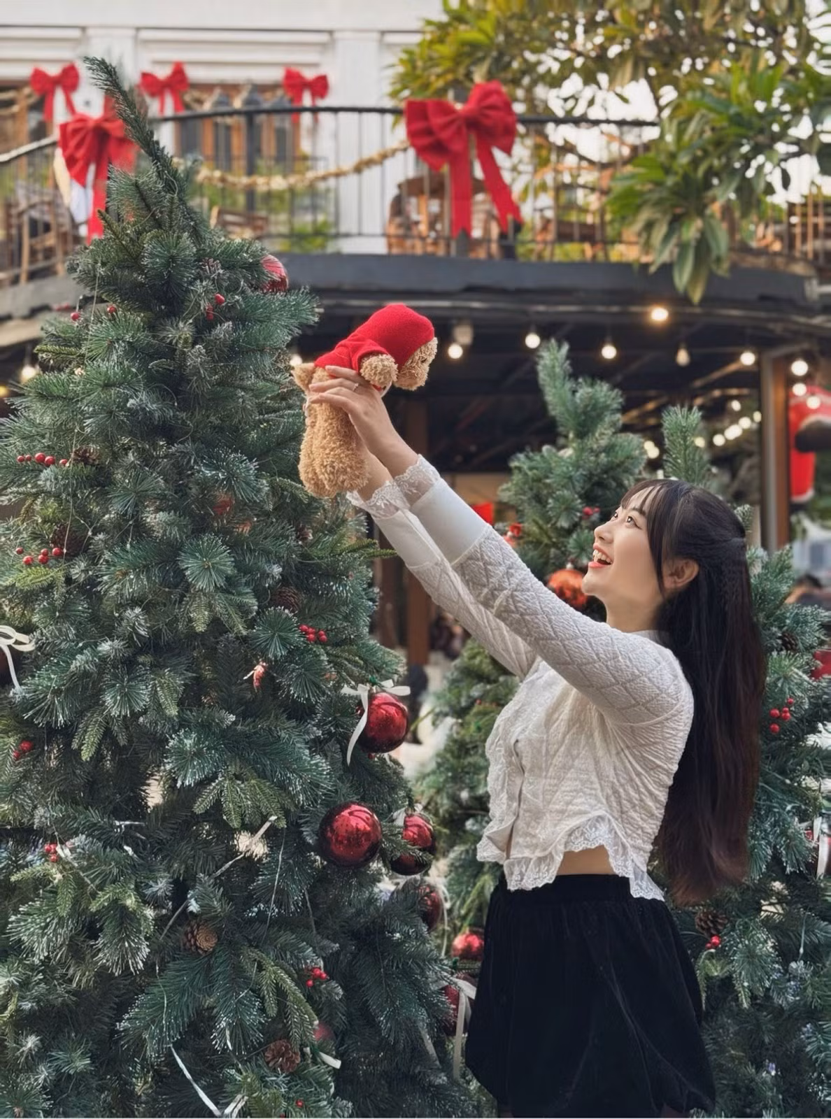 Nụ cười rạng rỡ của Minh Phương đón mùa Noel năm nay.