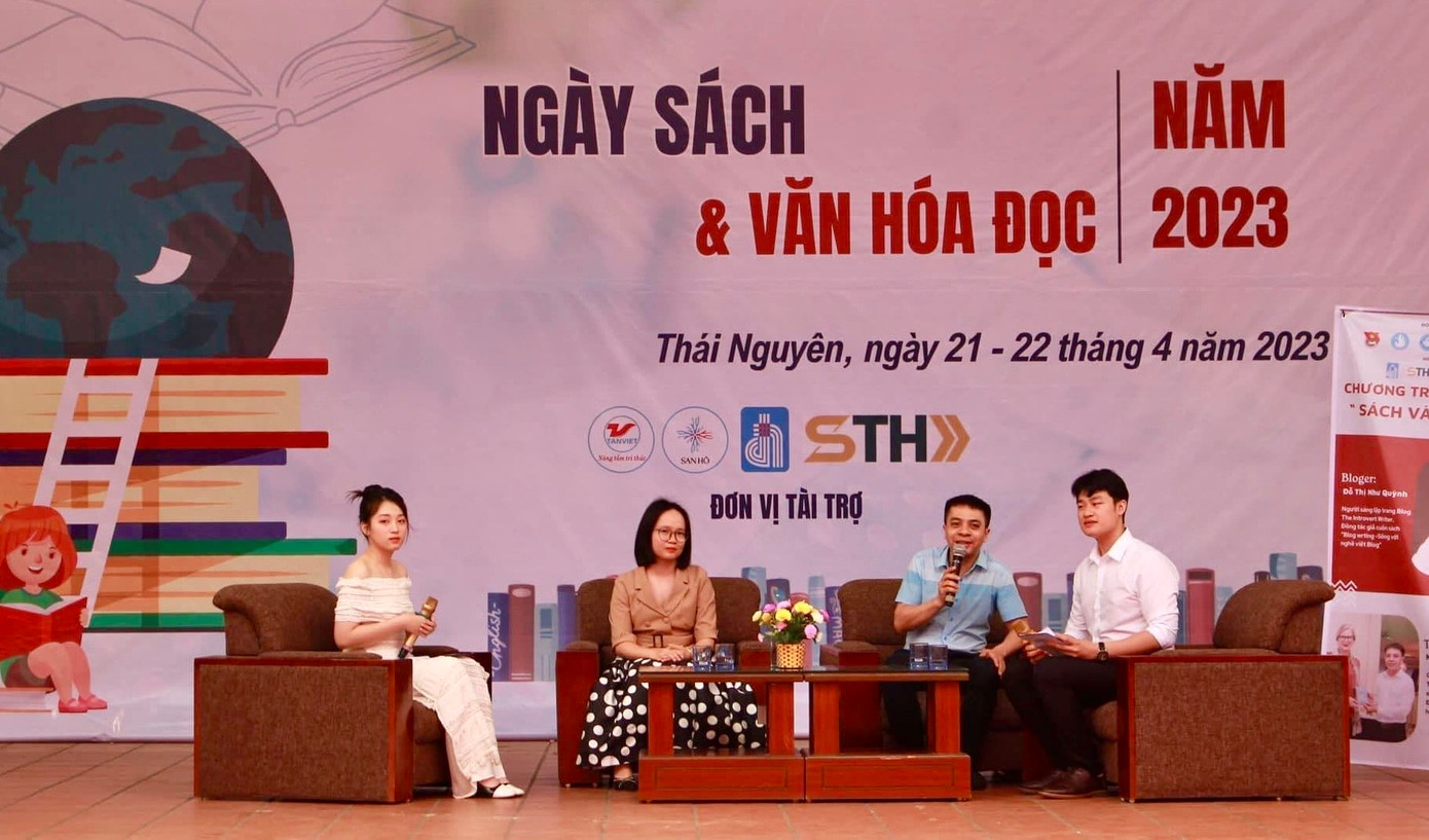 TS Nguyễn Quang Đông chia sẻ tại Ngày sách 2023.
