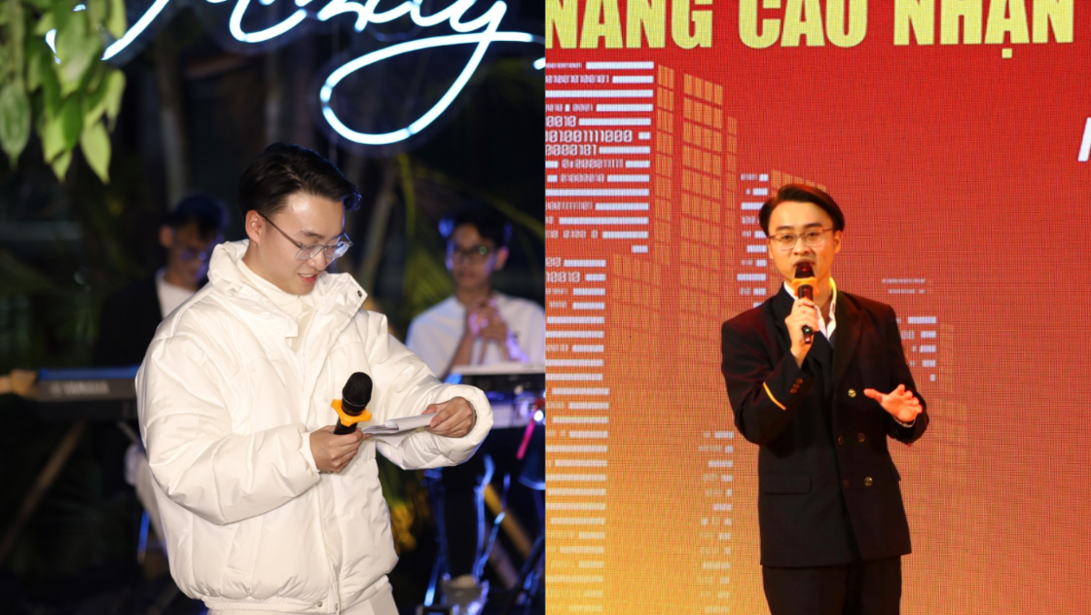 Khánh tại một số chương trình mà cậu làm dẫn chương trình.