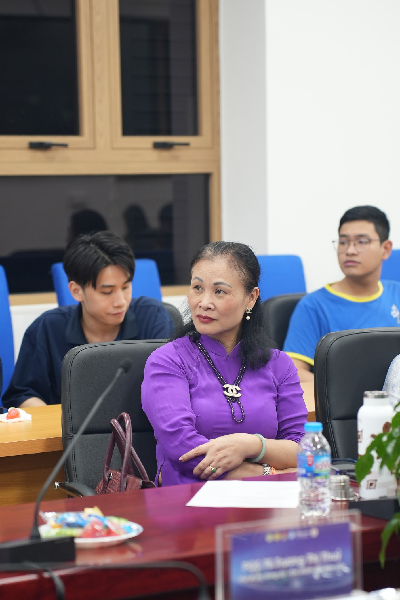 PGS.TS. Đào Thị Minh Thanh - Trưởng khoa Quản trị Kinh doanh, Đại sứ nhân ái của chương trình.